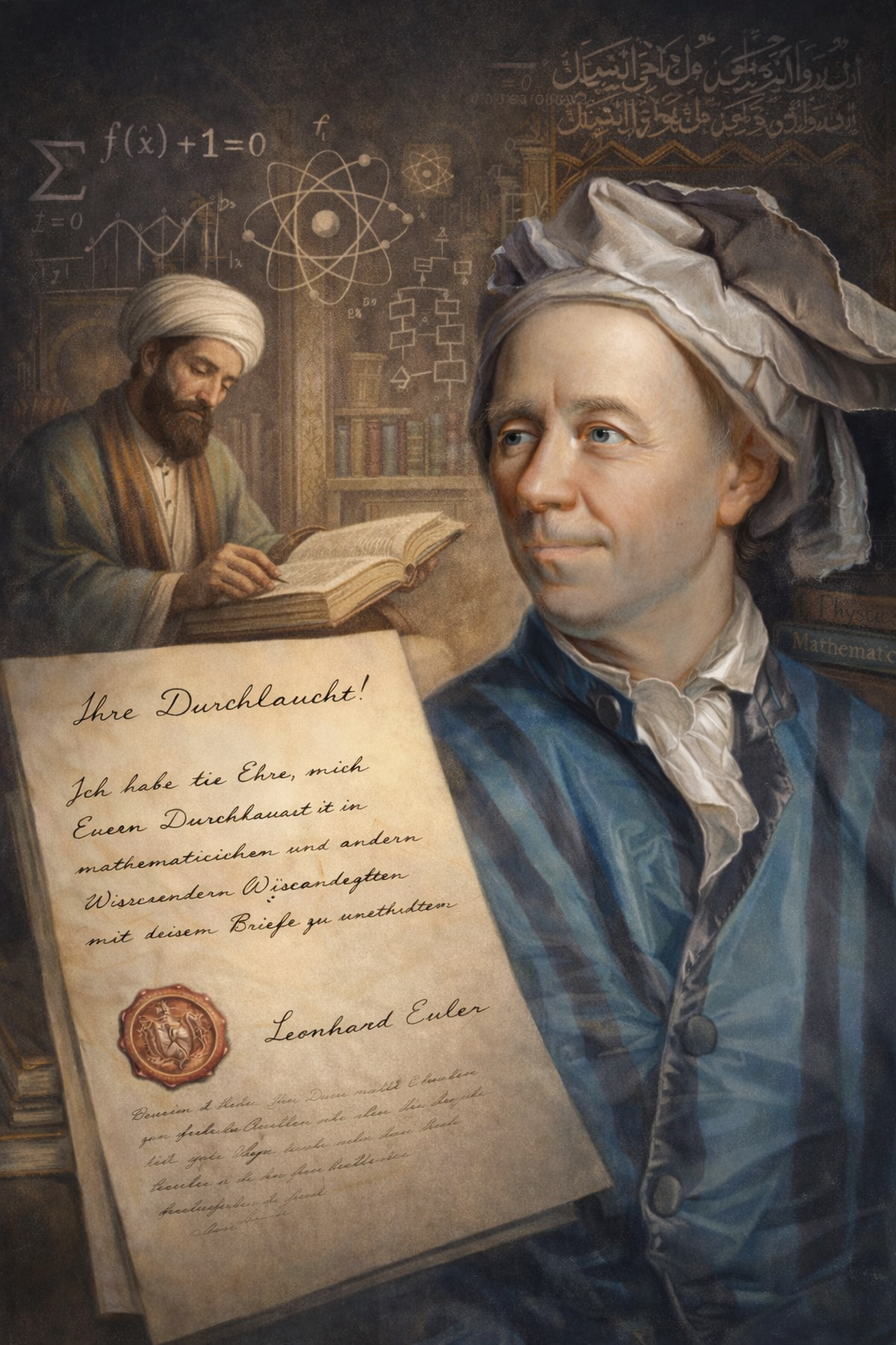 Euler portrait themed artwork